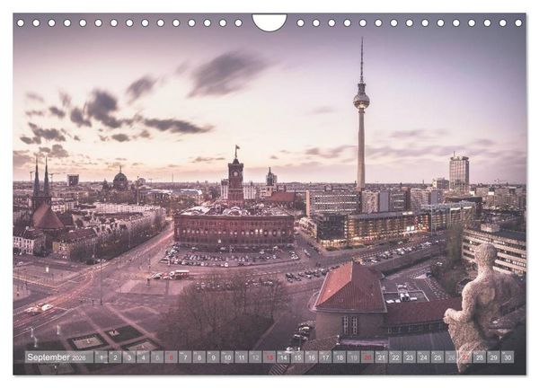 Produktbild: Berlin Citylights (Wandkalender 2026 DIN A4 quer), CALVENDO Monatskalender