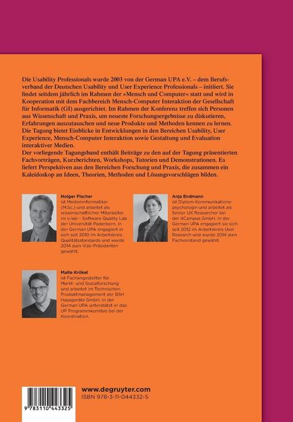 Produktbild: Mensch und Computer 2015 &ndash; Usability Professionals