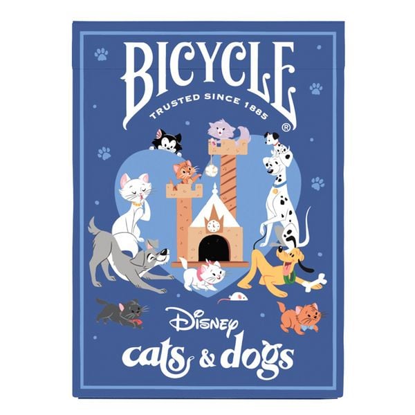 Produktbild: Bicycle Disney Cats and Dogs (Designer Spielkarten, Poker, Skat...)