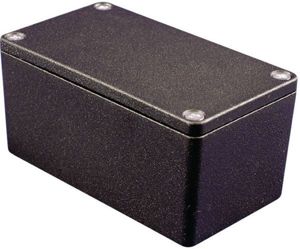 Produktbild: Hammond Electronics 1550Z104BK Universal-Geh&auml;use 64 x 58 x 35 Aluminium Schwarz 1St.