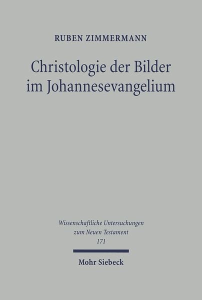Produktbild: Christologie der Bilder im Johannesevangelium