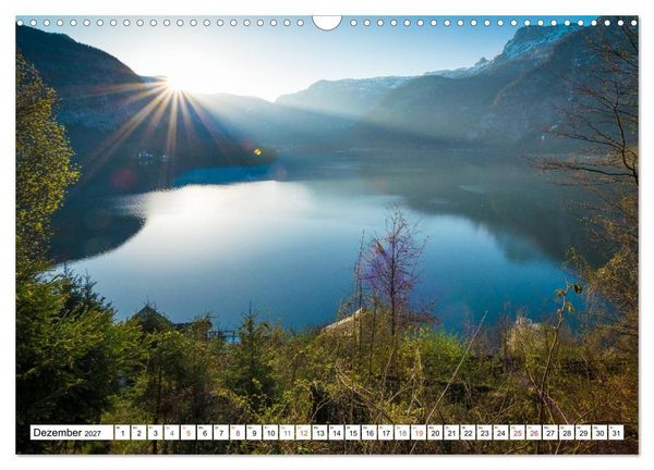 Produktbild: Hallstatt - Impressionen im Fr&uuml;hling (Wandkalender 2027 DIN A3 quer), CALVENDO Monatskalender