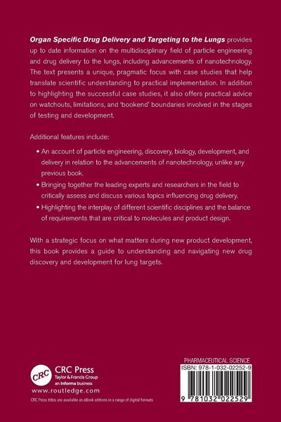 Produktbild: Organ Specific Drug Delivery and Targeting to the Lungs