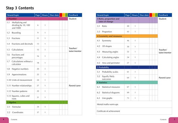 Produktbild: KS3 Maths Intervention Step 3 Workbook