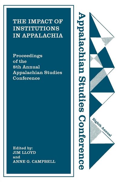Produktbild: The Impact of Institutions in Appalachia