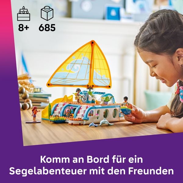 Produktbild: LEGO Friends 42664 Segelabenteuer, Spielzeug Boot mit Minifiguren