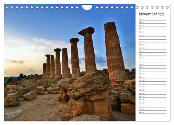 Produktbild: Sizilien - Insel zwischen zwei Kontinenten (Wandkalender 2026 DIN A4 quer), CALVENDO Monatskalender