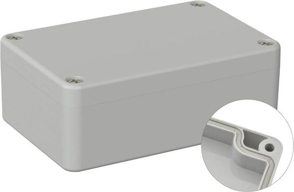Produktbild: TRU COMPONENTS TC-9065440 Outdoor-Geh&auml;use 98 x 64 x 36.4 Polycarbonat Lichtgrau (RAL 7035) 1 St.