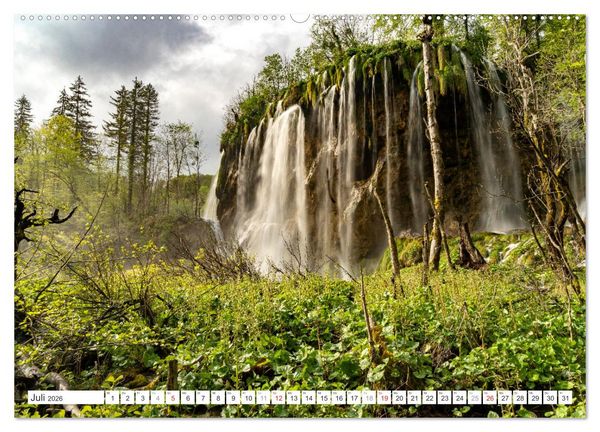 Produktbild: Welterbe in Kroatien - Plitvicer Seen (Wandkalender 2026 DIN A2 quer), CALVENDO Monatskalender