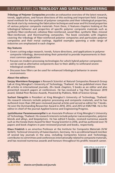 Produktbild: Tribology of Polymer Composites