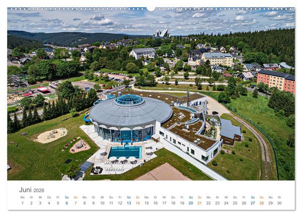 Produktbild: Oberhof - Urlaubsparadies am Rennsteig (hochwertiger Premium Wandkalender 2026 DIN A2 quer), Kunstdruck in Hochglanz