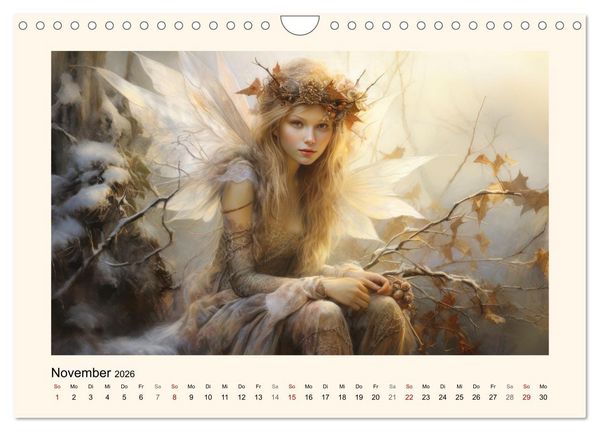 Produktbild: Feenglanz (Wandkalender 2026 DIN A4 quer), CALVENDO Monatskalender