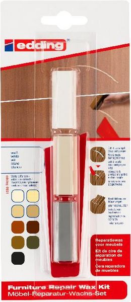 Produktbild: Edding 8901 4-8901-1-4049 M&ouml;bel-Reparaturwachs-Set Wei&szlig;