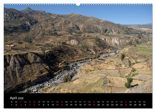 Produktbild: Peru &ndash; unterwegs (Wandkalender 2026 DIN A2 quer), CALVENDO Monatskalender