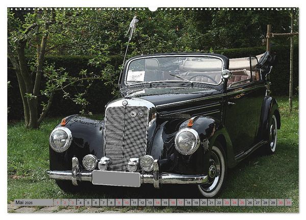 Produktbild: Oben ohne Oldtimer (hochwertiger Premium Wandkalender 2026 DIN A2 quer), Kunstdruck in Hochglanz