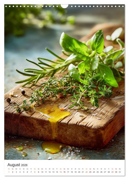 Produktbild: Das Gourmet Jahr (Wandkalender 2026 DIN A3 hoch), CALVENDO Monatskalender