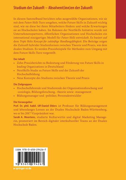 Produktbild: Studium der Zukunft &ndash; Absolvent(inn)en der Zukunft