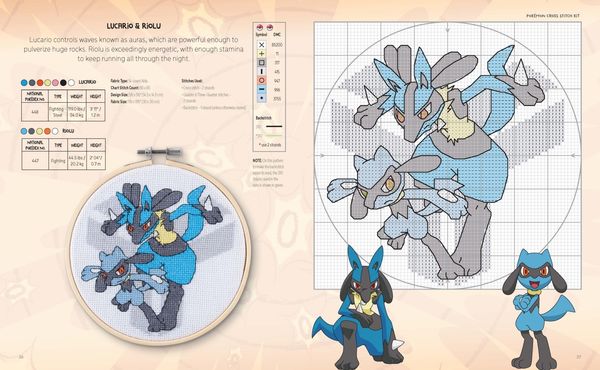 Produktbild: PokeMon Cross Stitch Kit