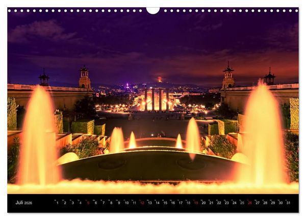 Produktbild: Barcelona - Stadtansichten (Wandkalender 2026 DIN A3 quer), CALVENDO Monatskalender