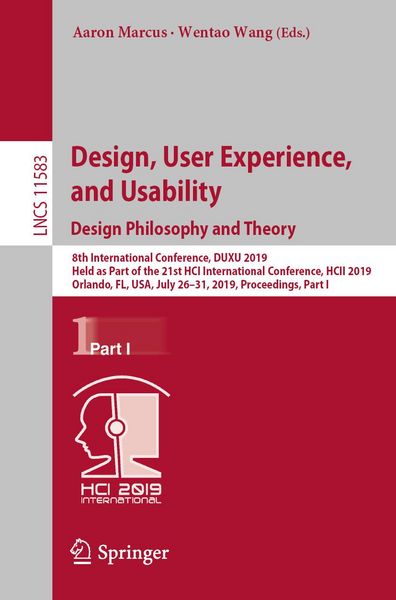 Produktbild: Design, User Experience, and Usability. Design Philosophy and Theory