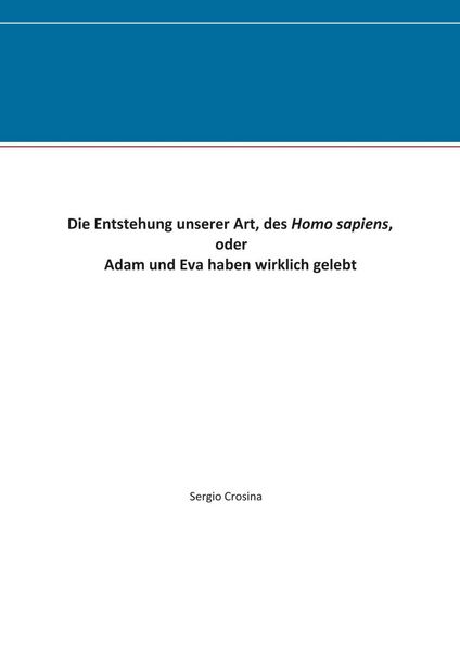 Produktbild: Die Entstehung unserer Art, des Homo sapiens