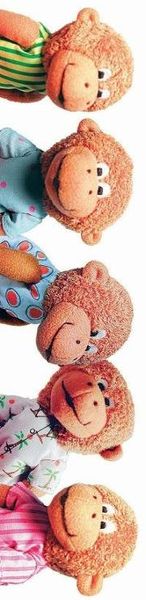 Produktbild: Five Little Monkeys Finger Puppet Playset