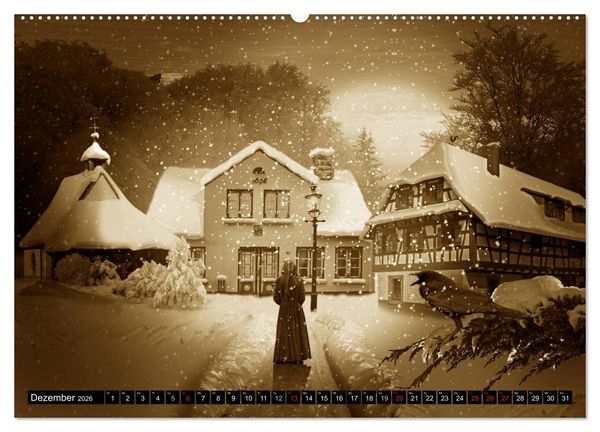 Produktbild: Nostalgie in Sepia (Wandkalender 2026 DIN A2 quer), CALVENDO Monatskalender