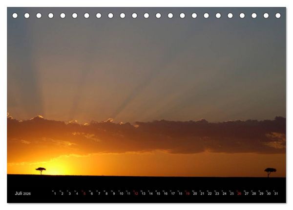 Produktbild: Kenia einmal anders (Tischkalender 2026 DIN A5 quer), CALVENDO Monatskalender