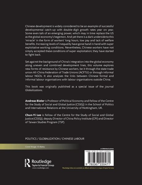 Produktbild: Chinese Labour in the Global Economy