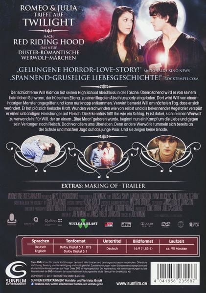Produktbild: Blue Moon - Als Werwolf geboren (uncut)