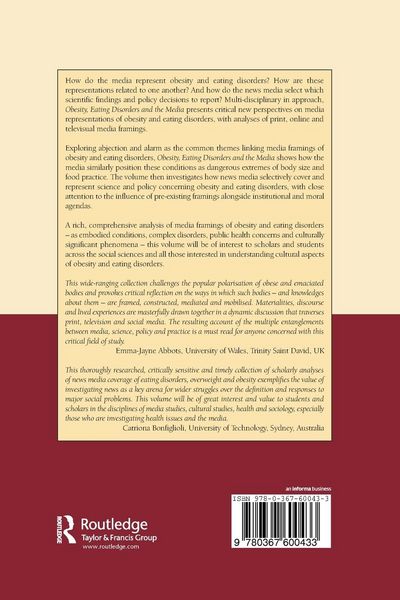 Produktbild: Obesity, Eating Disorders and the Media