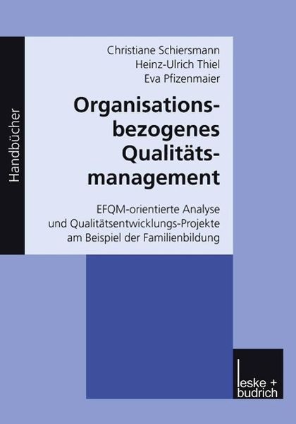 Produktbild: Organisationsbezogenes Qualitätsmanagement