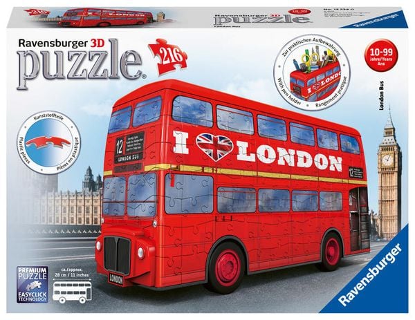 3D Puzzle Ravensburger London Bus 216 Teile