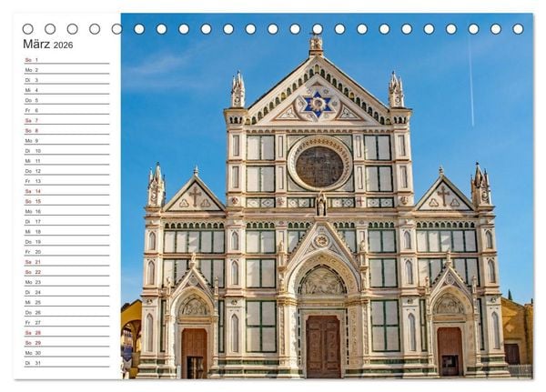 Produktbild: Florenz - Impressionen (Tischkalender 2026 DIN A5 quer), CALVENDO Monatskalender