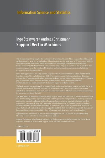 Produktbild: Support Vector Machines