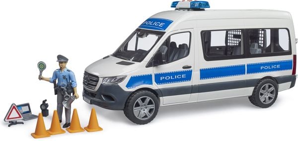 Bruder - MB Sprinter Polizei Einsatzfahrzeug mit Polizist