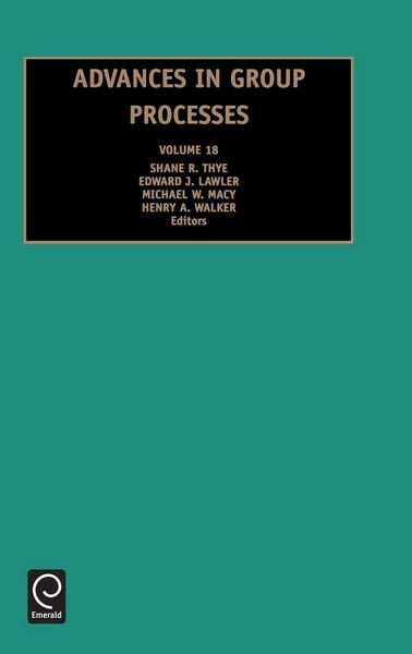Produktbild: Advances in Group Processes