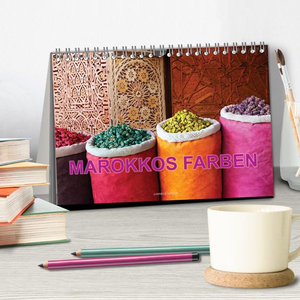 Produktbild: Marokkos Farben (Tischkalender 2026 DIN A5 quer), CALVENDO Monatskalender