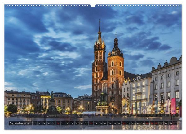 Produktbild: Ein Wochenende in Krakau (hochwertiger Premium Wandkalender 2026 DIN A2 quer), Kunstdruck in Hochglanz