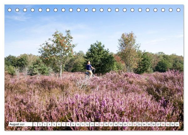 Produktbild: Radland Deutschland - L&uuml;neburger Heide (Tischkalender 2027 DIN A5 quer), CALVENDO Monatskalender
