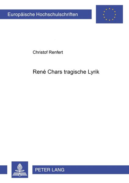 Produktbild: Ren&eacute; Chars tragische Lyrik