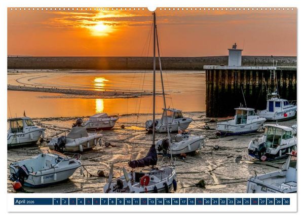 Produktbild: Normandie - raue K&uuml;sten, sanfte H&uuml;gel (hochwertiger Premium Wandkalender 2026 DIN A2 quer), Kunstdruck in Hochglanz