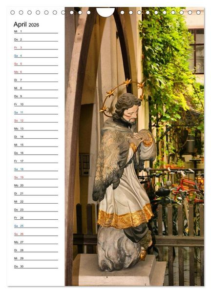 Produktbild: Nepomuk - Der Br&uuml;ckenheilige (Wandkalender 2026 DIN A4 hoch), CALVENDO Monatskalender