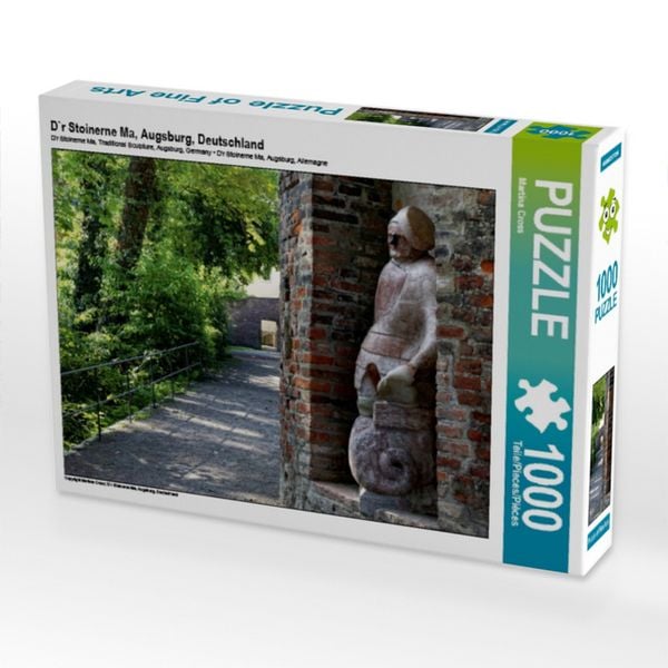 CALVENDO Puzzle D`r Stoinerne Ma, Augsburg, Deutschland | 1000 Teile Lege-Größe 64x48cm Foto-Puzzle für glückliche Stunden