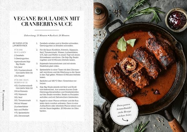 Produktbild: Das vegane Kochbuch f&uuml;r Festtage