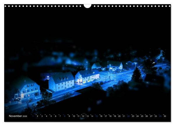 Produktbild: Erlangen von oben (Wandkalender 2026 DIN A3 quer), CALVENDO Monatskalender