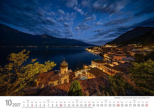 Produktbild: Gardasee 2027 Bildkalender A3 cm quer, spiralgebunden