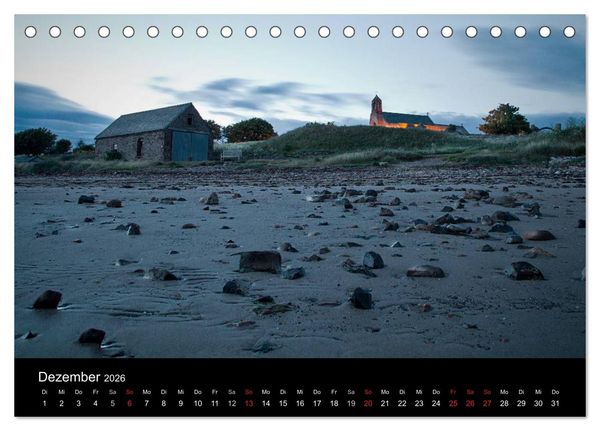 Produktbild: Holy Island - England (Tischkalender 2026 DIN A5 quer), CALVENDO Monatskalender