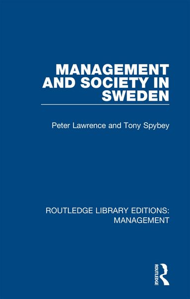 Produktbild: Management and Society in Sweden