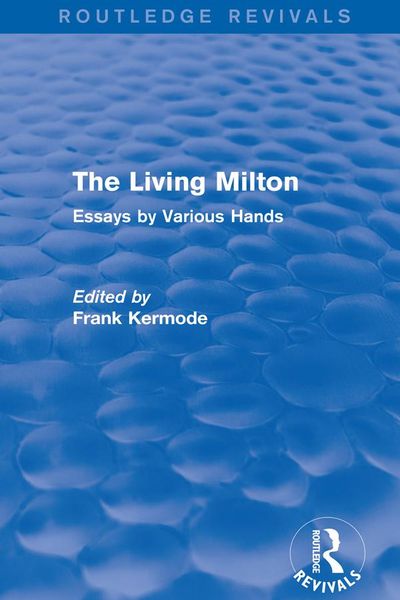 Produktbild: The Living Milton (Routledge Revivals)